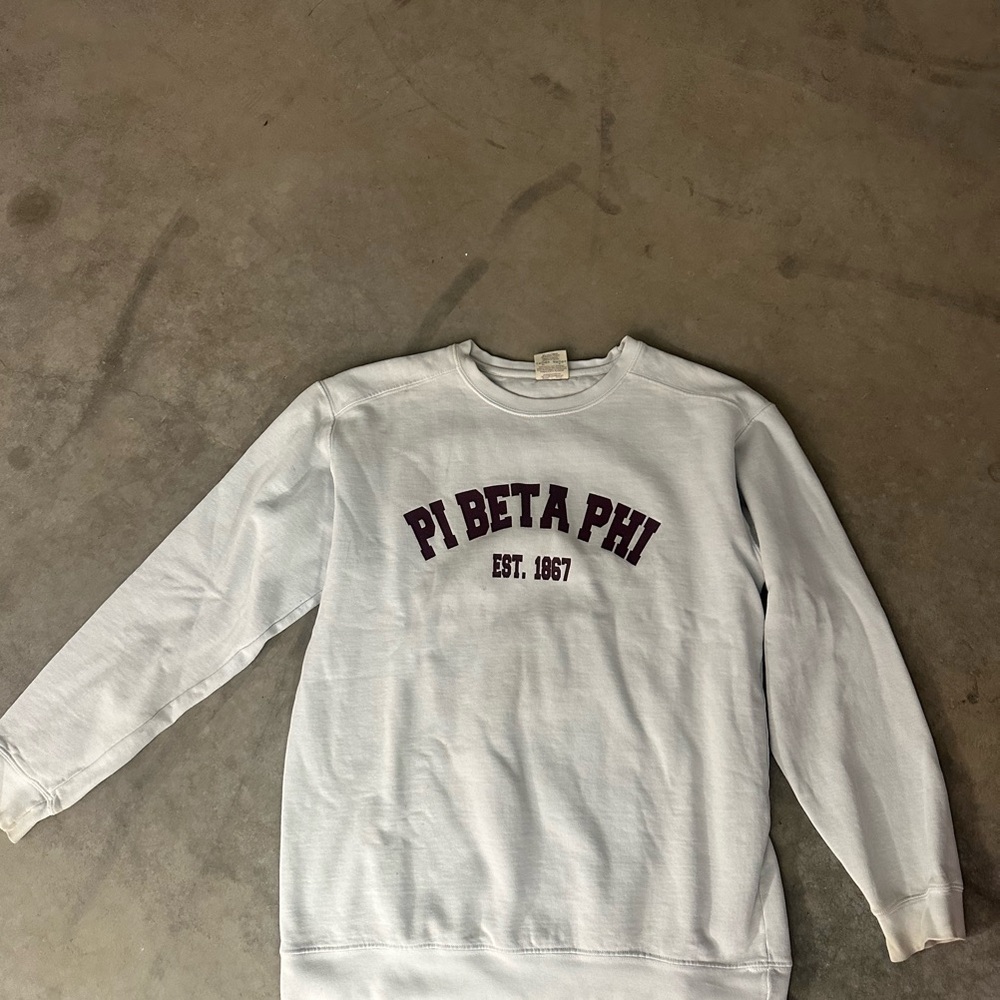 Pi Beta Phi Light Blue Sweatshirt